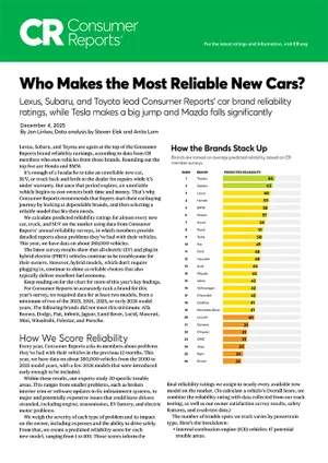 Who Makes the Most Reliable Cars | DELLA Subaru of Plattsburgh in Plattsburgh NY
