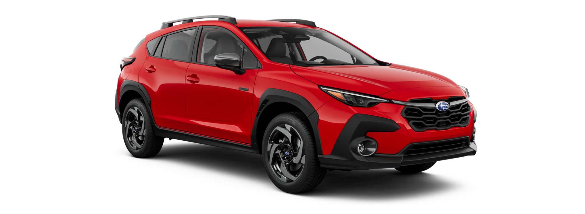 2026 Subaru Crosstrek Limited Hybrid Shown in Pure Red