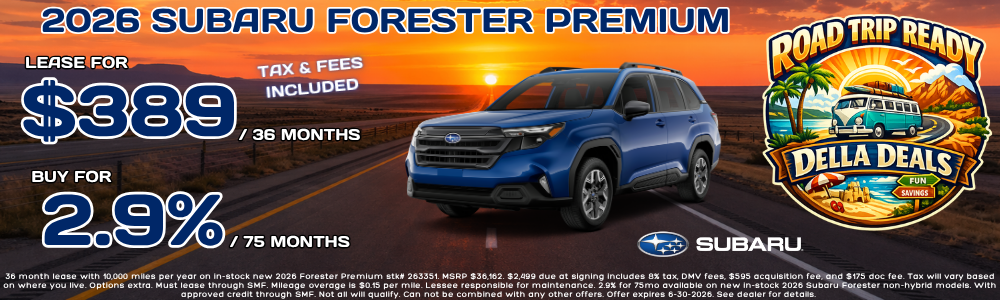 New Subaru Forester on sale near Plattsburgh, NY
