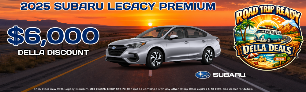 2025 Subaru Legacy Sale Near Burlington, VT and Plattsburgh, NY