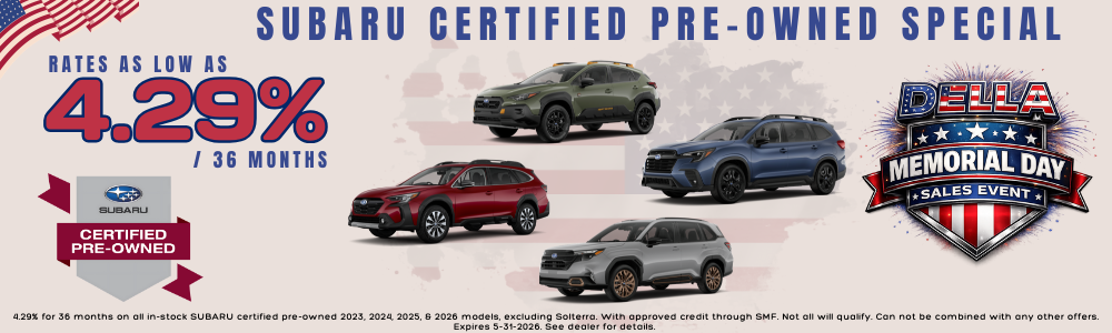 Subaru Certified Used Special Financing Rates