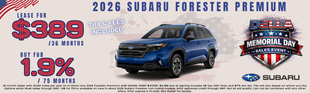 New Subaru Forester on sale near Burlington, VT