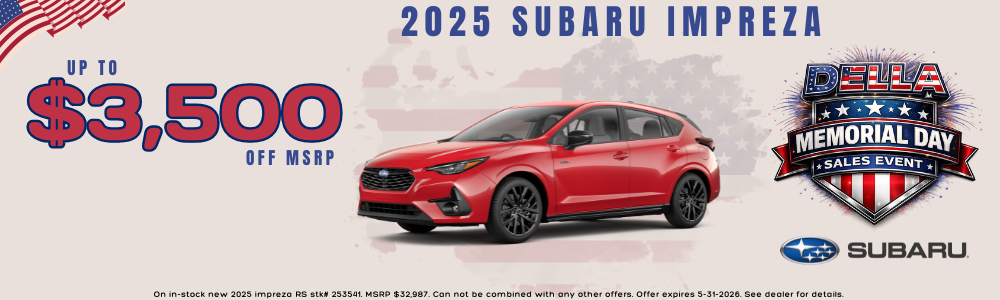 New Subaru Impreza for sale near Burlington VT