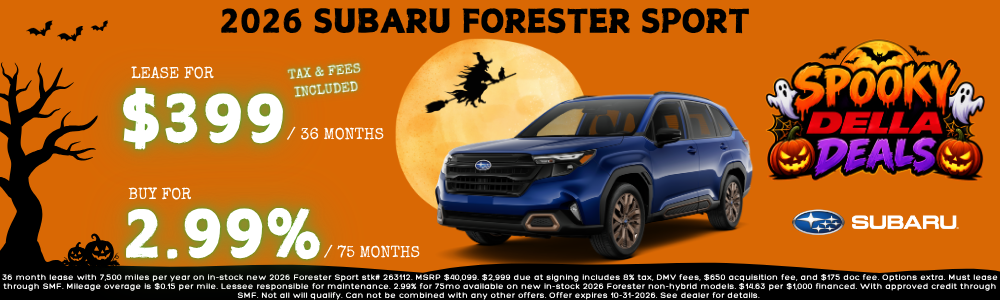 New Subaru Forester on sale near Plattsburgh, NY