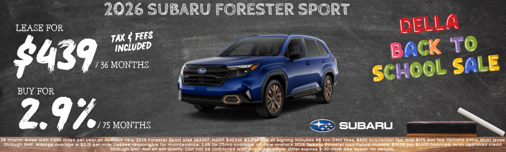 New Subaru Forester on sale near Plattsburgh, NY