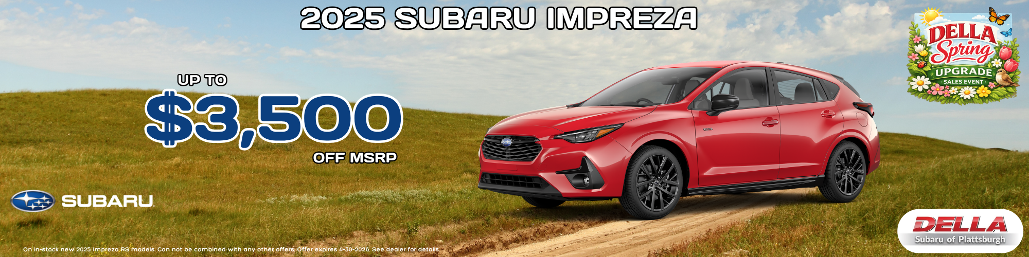 2025 Subaru Impreza Sale in Plattsburgh
