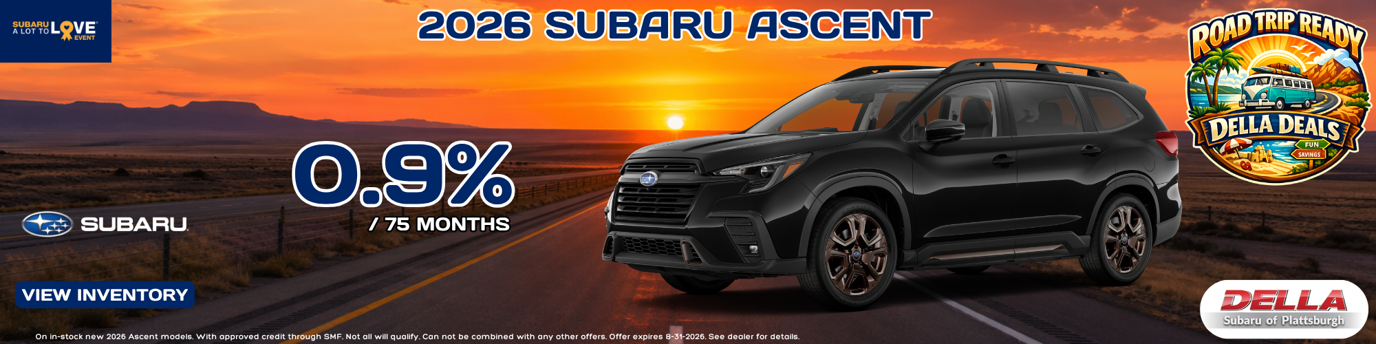 2026 Subaru Ascent Sale in Plattsburgh