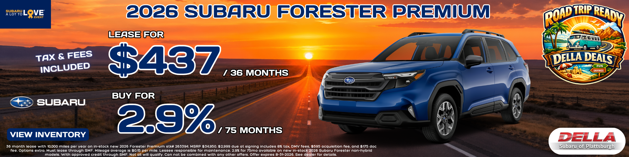 2026 Subaru Forester for sale in Plattsburgh