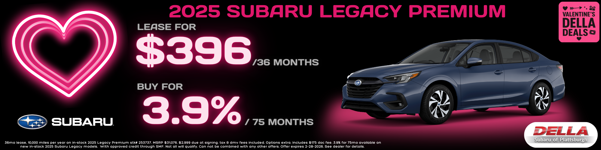 2025 Subaru Legacy for sale in Plattsburgh