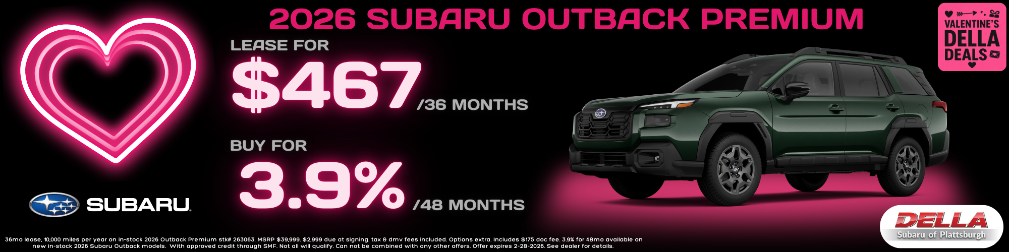 2026 Subaru Outback for sale in Plattsburgh