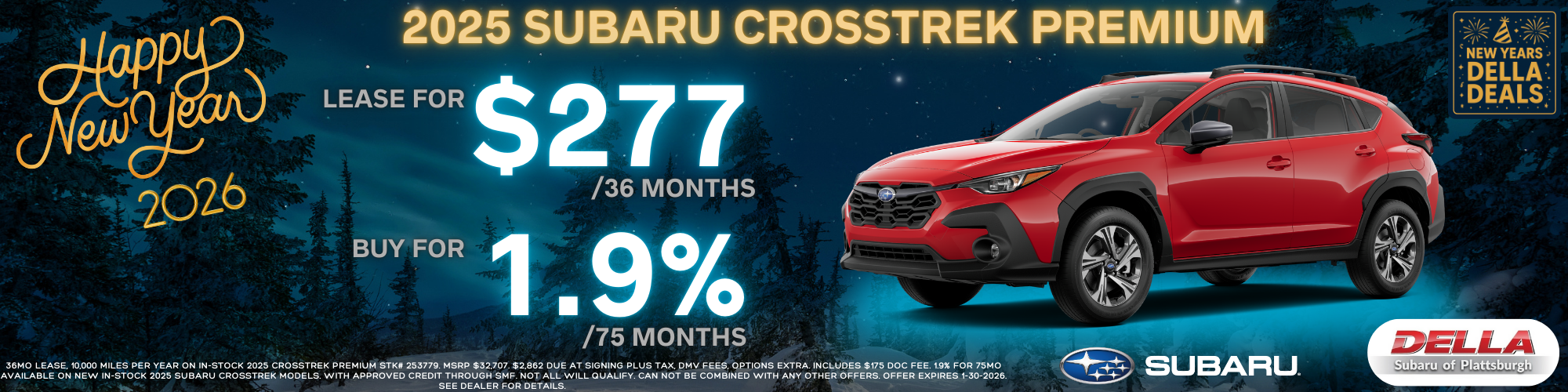 2025 Subaru Crosstrek for sale in Plattsburgh