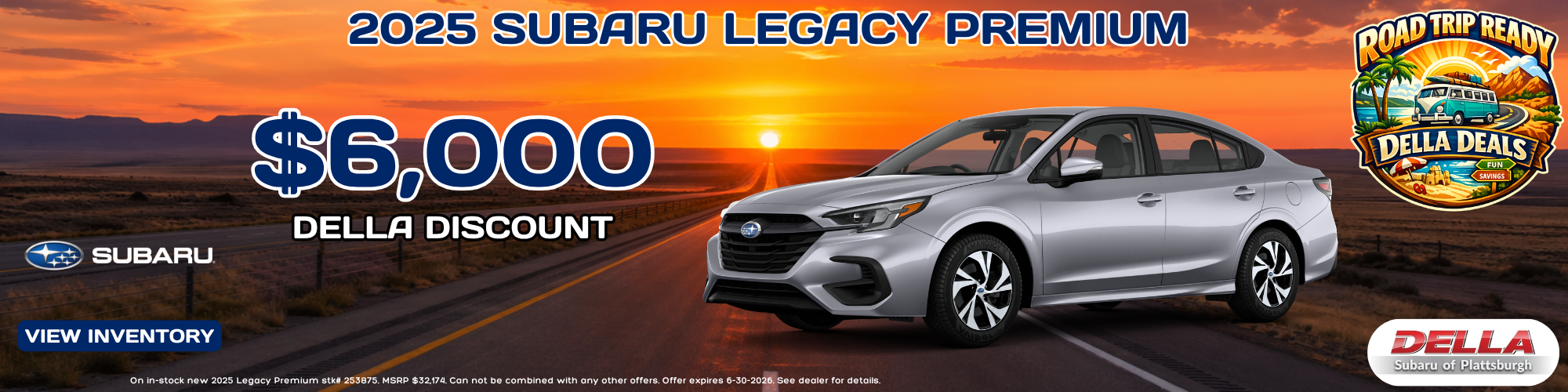 2025 Subaru Legacy sale at DELLA Subaru near Plattsburgh