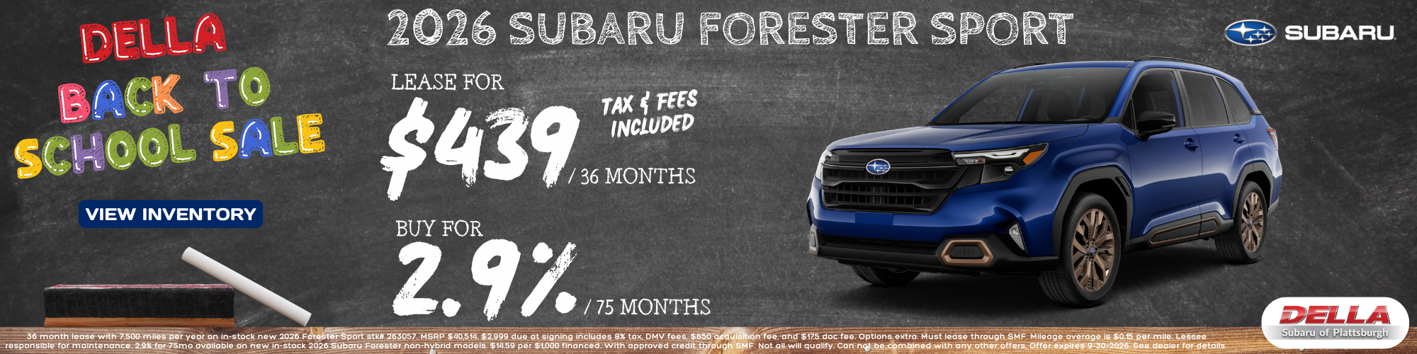 2026 Subaru Forester for sale in Plattsburgh