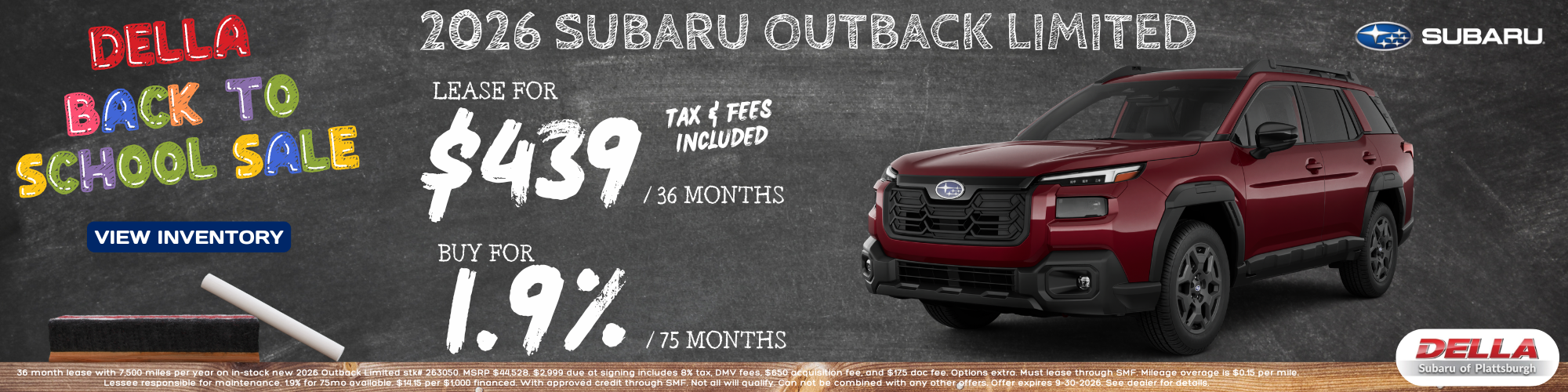 2026 Subaru Outback for sale in Plattsburgh