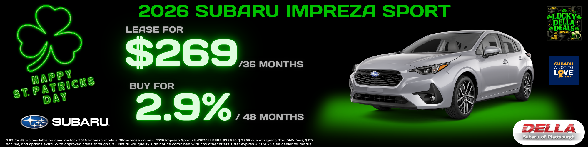 2026 Subaru Impreza Sale in Plattsburgh