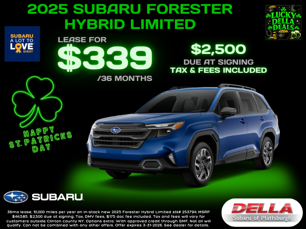 2025 Subaru Forester sale at DELLA Subaru near Burlington