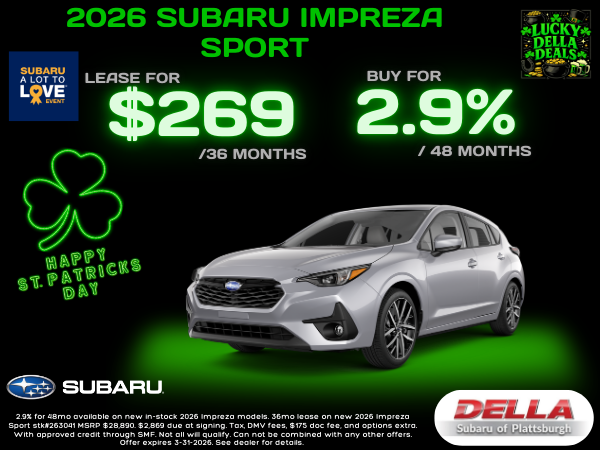 2026 Subaru Impreza Sale in Plattsburgh