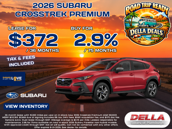 2026 Subaru Crosstrek sale at DELLA Subaru near Burlington