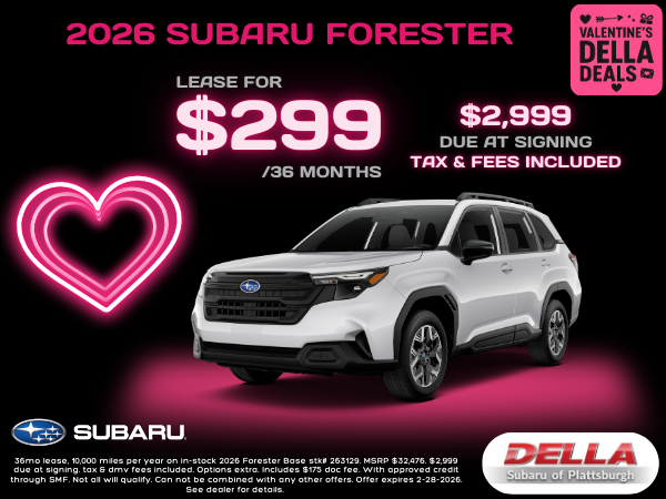 2026 Subaru Forester sale at DELLA Subaru near Burlington