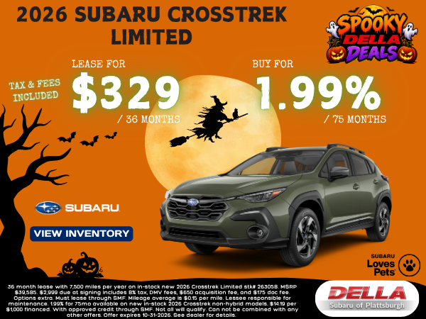 2026 Subaru Crosstrek sale at DELLA Subaru near Burlington