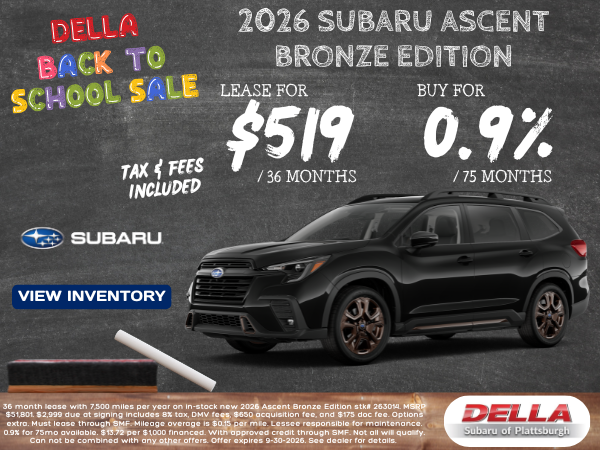 2026 Subaru Ascent Sale in Plattsburgh