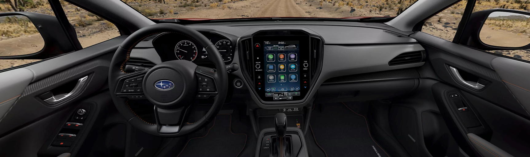 inside subaru outback